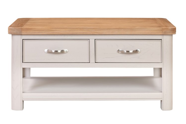Dundee Oban Painted Coffee Table with 2 Drawers