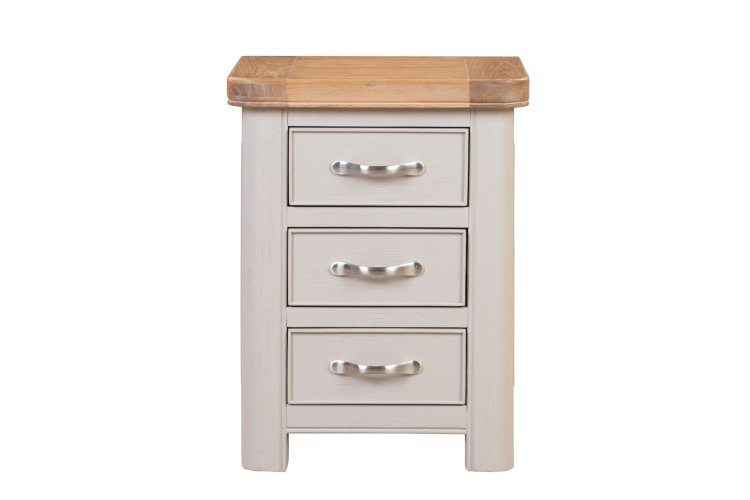 Dundee Oban Painted Bedside with 3 Drawers