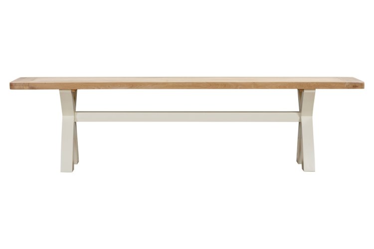 Dundee Glencoe Painted Cross Leg Bench