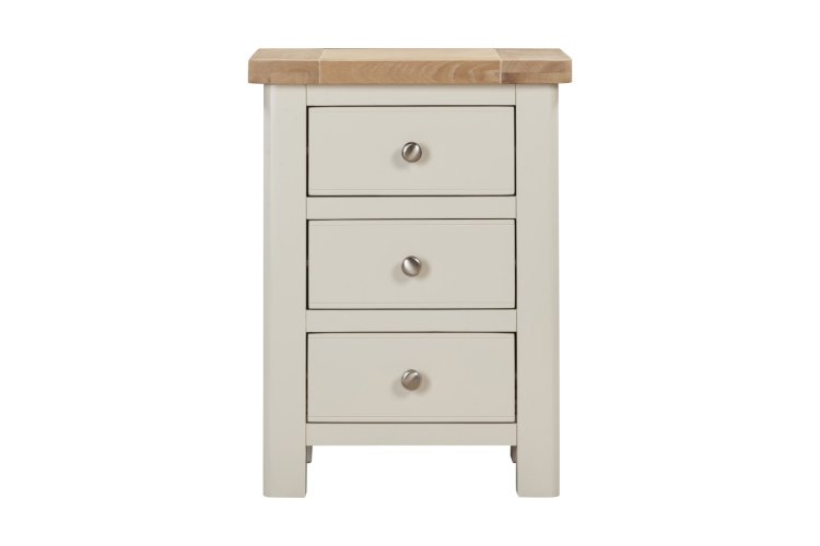 Dundee Glencoe Painted 3 Drawer Bedside