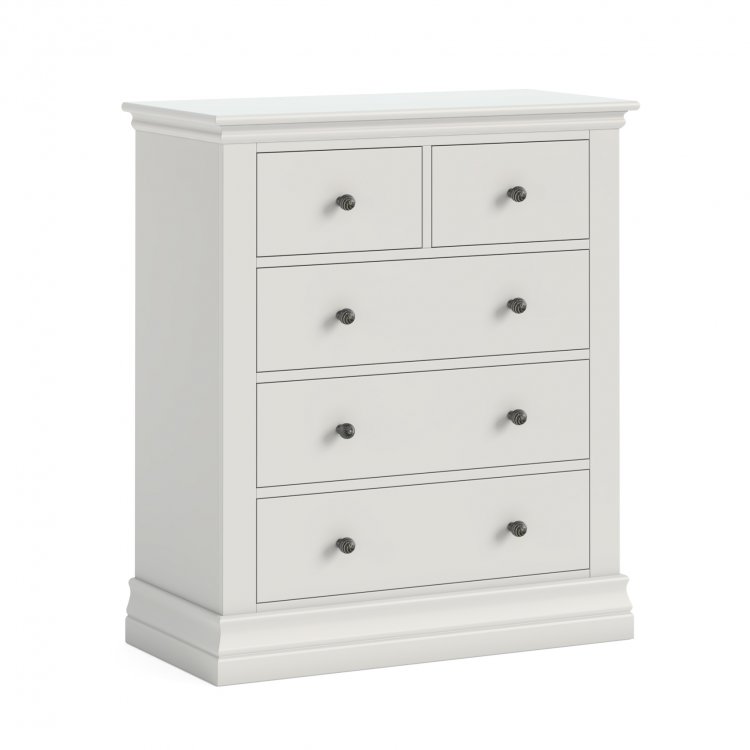 Bordeaux 2 over 3 Chest of Drawers - Cotton