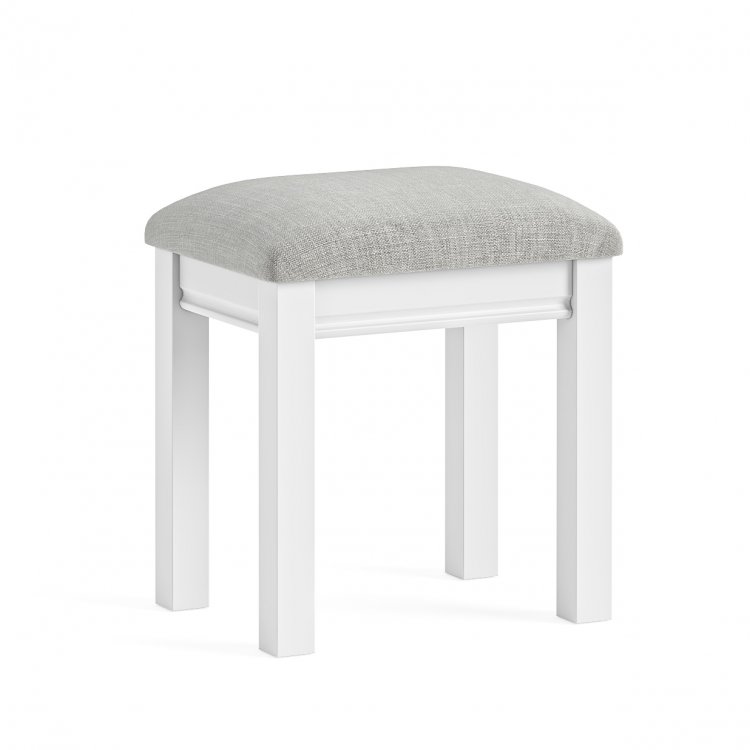 Bordeaux Dressing Stool - White