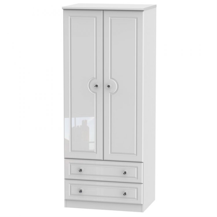 Welcome Balmoral 2'6'' 2 Drawer Wardrobe