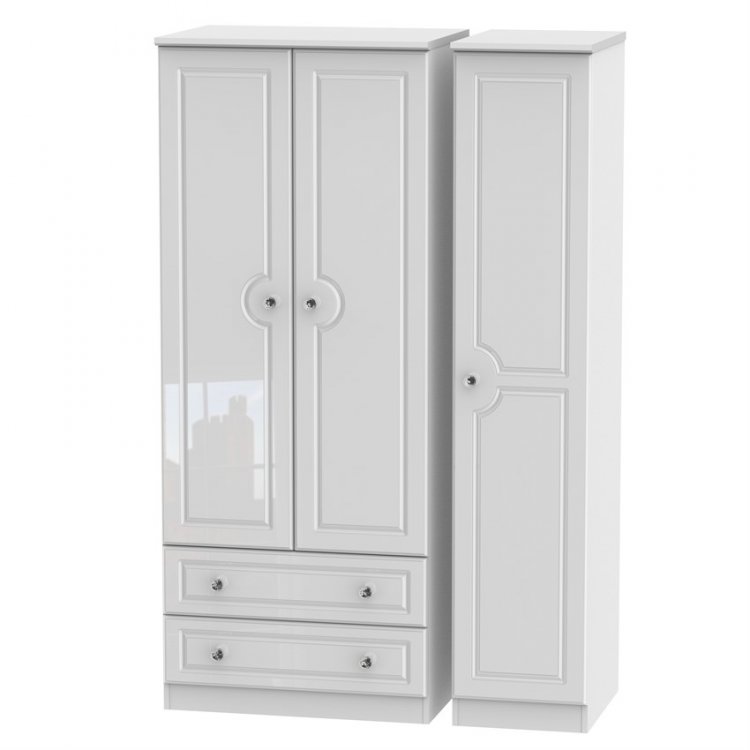 Welcome Balmoral Triple 2 Drawer  Wardrobe