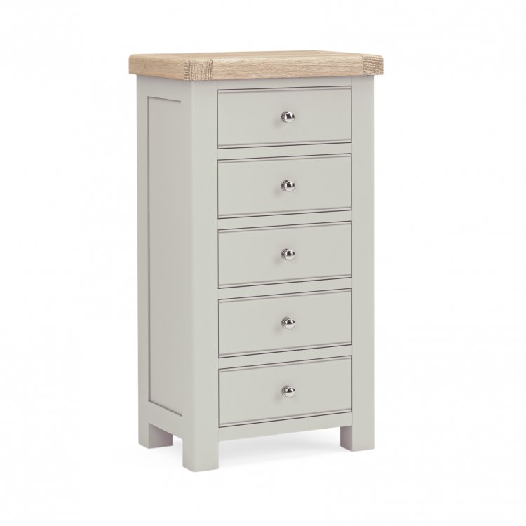 Holbrook Grey Tallboy Chest of Drawers