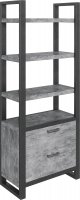 Delta Stone Bookcase with drawer